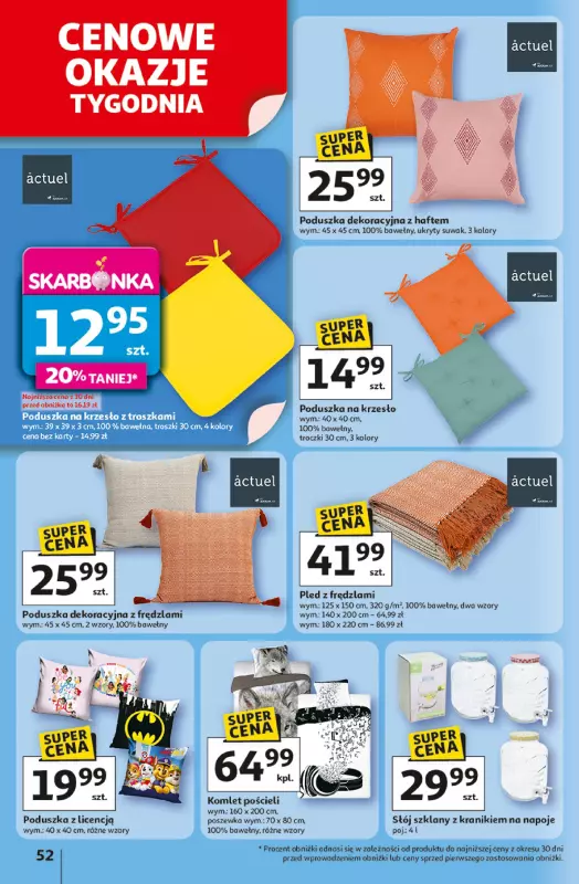 Auchan - gazetka promocyjna Gazetka Uśmiech mamy? Zaplanowany! Hipermarket Auchan  do środy 28.05 - strona 54