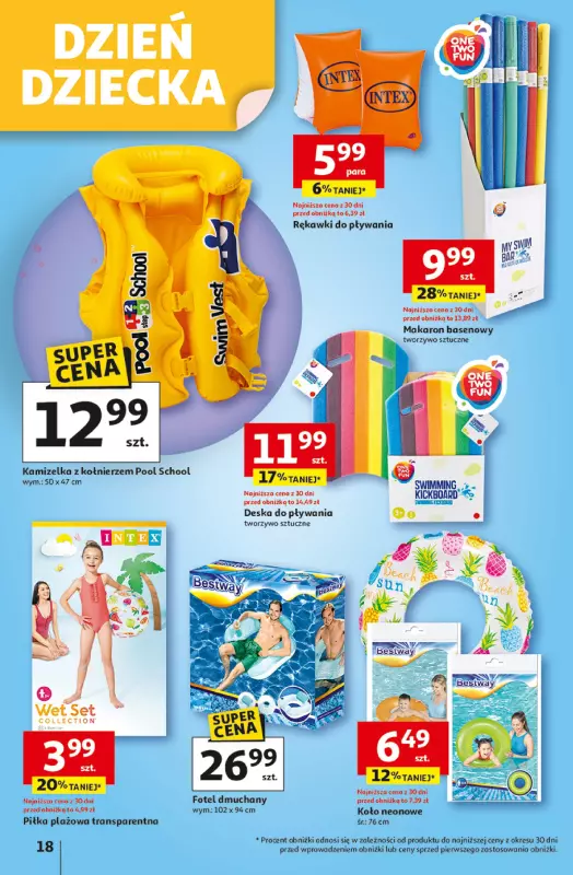 Auchan - gazetka promocyjna Gazetka Uśmiech mamy? Zaplanowany! Hipermarket Auchan  do środy 28.05 - strona 18