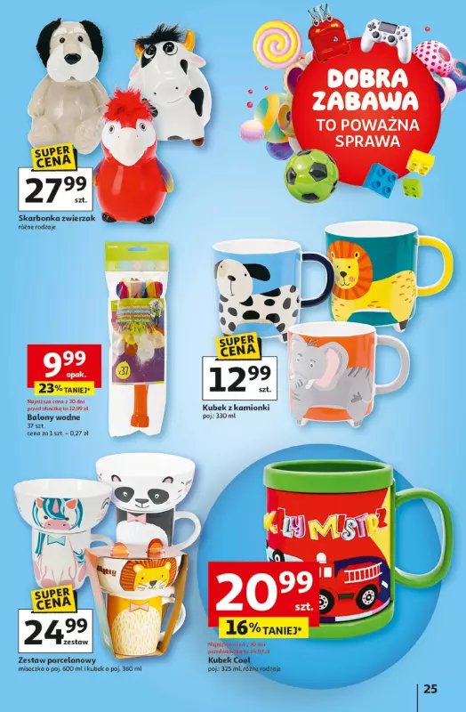 Auchan - gazetka promocyjna Gazetka Uśmiech mamy? Zaplanowany! Hipermarket Auchan  do środy 28.05 - strona 25