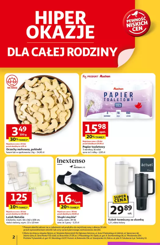 Auchan - gazetka promocyjna Gazetka Uśmiech mamy? Zaplanowany! Hipermarket Auchan   - strona 2