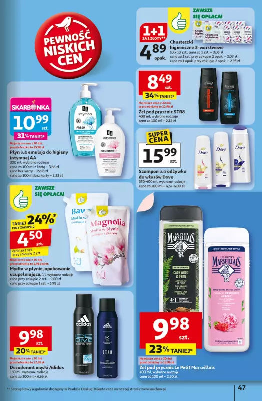 Auchan - gazetka promocyjna Gazetka Uśmiech mamy? Zaplanowany! Hipermarket Auchan od czwartku 22.05 do środy 28.05 - strona 49