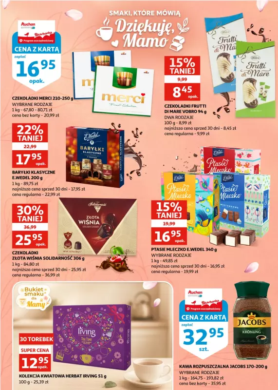 Auchan - gazetka promocyjna Gazetka Zielona Góra I Prezenty od serca na Dzień Mamy od środy 21.05 do wtorku 27.05 - strona 2