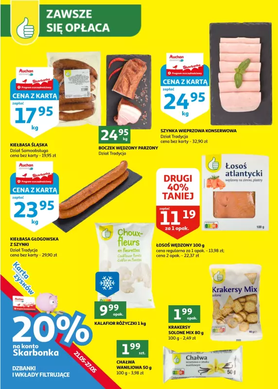 Auchan - gazetka promocyjna Gazetka Zielona Góra I Prezenty od serca na Dzień Mamy od środy 21.05 do wtorku 27.05 - strona 26
