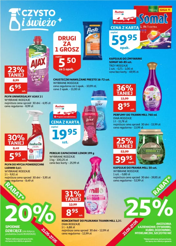 Auchan - gazetka promocyjna Gazetka Zielona Góra I Prezenty od serca na Dzień Mamy od środy 21.05 do wtorku 27.05 - strona 25