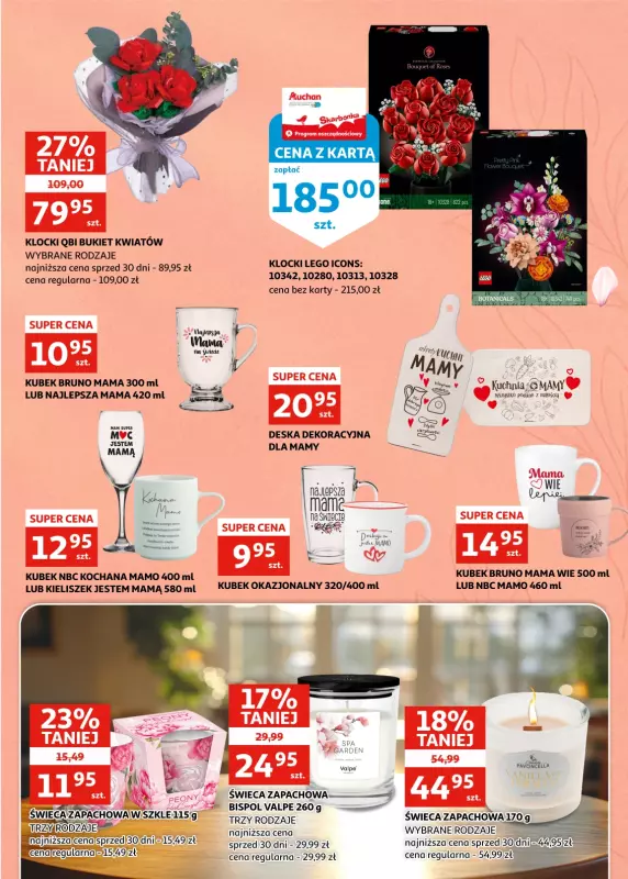 Auchan - gazetka promocyjna Gazetka Zielona Góra I Prezenty od serca na Dzień Mamy od środy 21.05 do wtorku 27.05 - strona 7