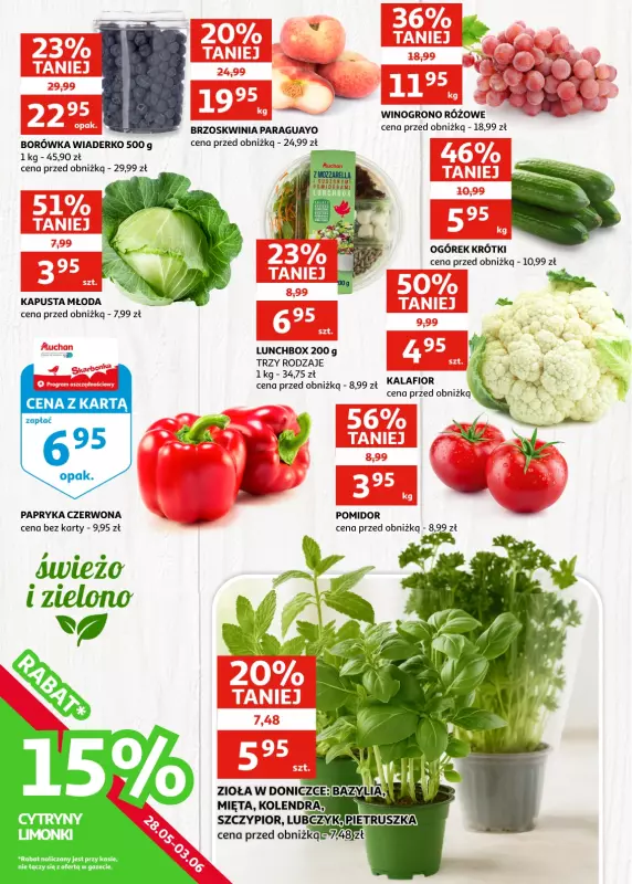Auchan - gazetka promocyjna Gazetka Zielona Góra I Orzeźwienie w dobrej cenie! od środy 28.05 do wtorku 03.06 - strona 4