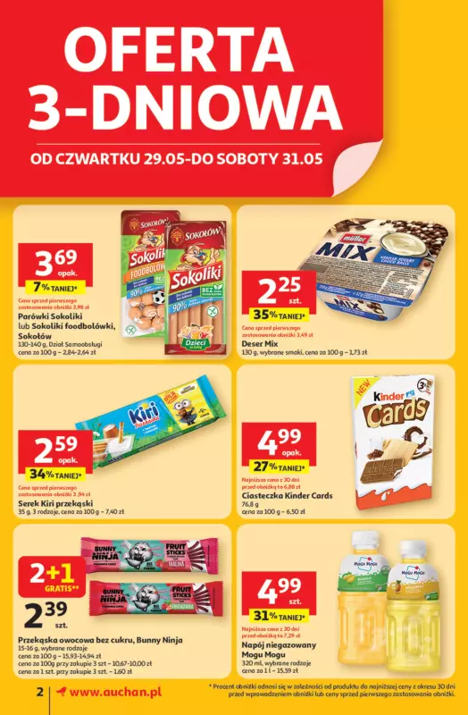 Auchan - gazetka promocyjna Gazetka Dobra Zabawa to Poważna Sprawa Supermarket Auchan   - strona 2