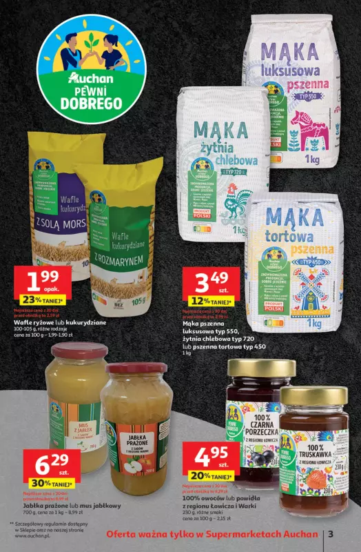 Auchan - gazetka promocyjna Gazetka Dobra Zabawa to Poważna Sprawa Supermarket Auchan   - strona 3