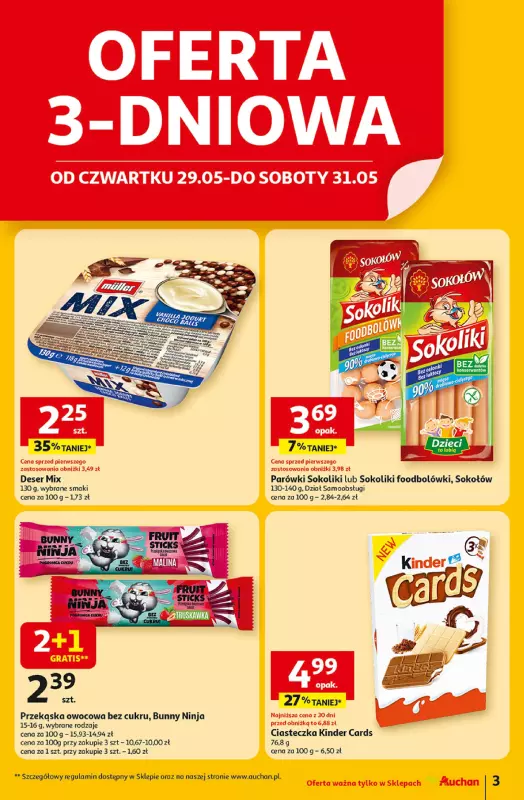 Auchan - gazetka promocyjna Gazetka Dobra Zabawa to Poważna Sprawa Moje Auchan   - strona 3