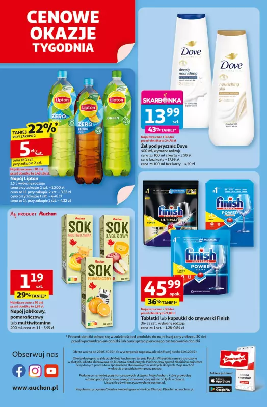 Auchan - gazetka promocyjna Gazetka Dobra Zabawa to Poważna Sprawa Moje Auchan  do środy 04.06 - strona 10
