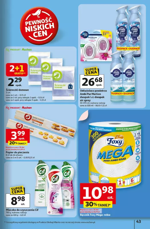Auchan - gazetka promocyjna Dobra Zabawa to Poważna Sprawa Hipermarket Auchan od czwartku 29.05 do środy 04.06 - strona 45