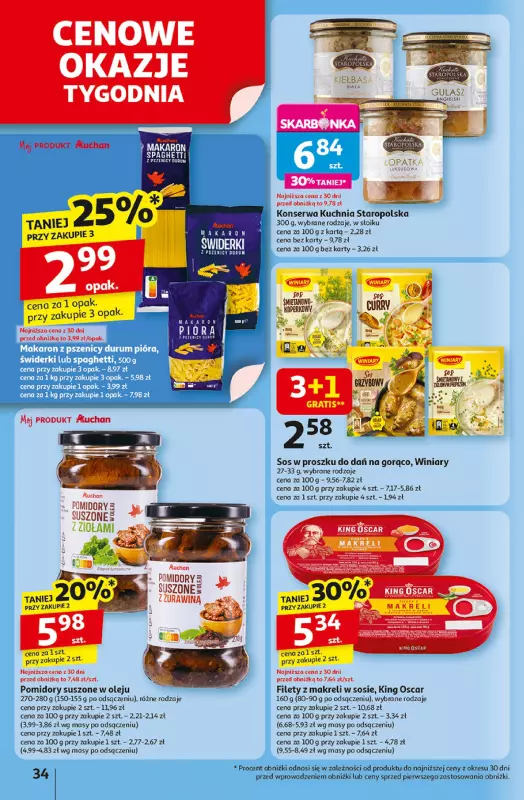Auchan - gazetka promocyjna Dobra Zabawa to Poważna Sprawa Hipermarket Auchan  do środy 04.06 - strona 36