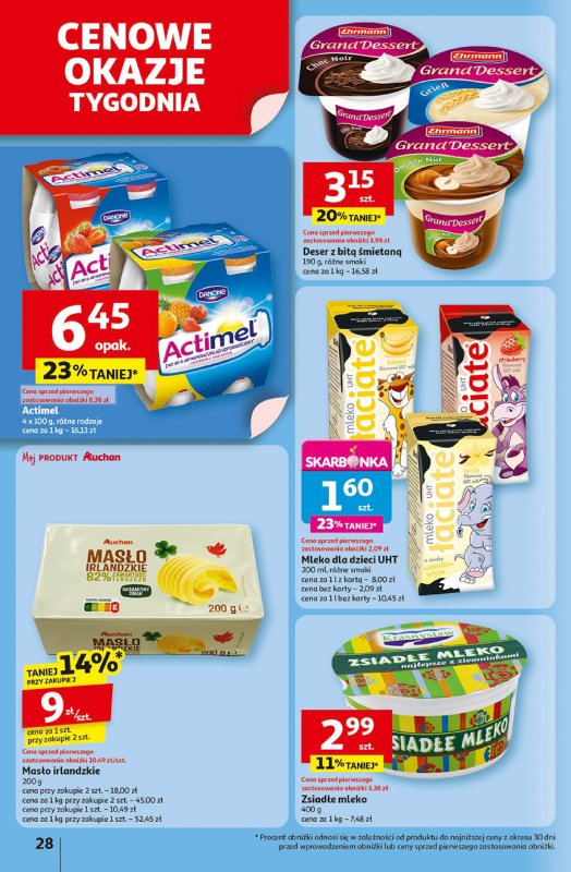 Auchan - gazetka promocyjna Dobra Zabawa to Poważna Sprawa Hipermarket Auchan  do środy 04.06 - strona 30