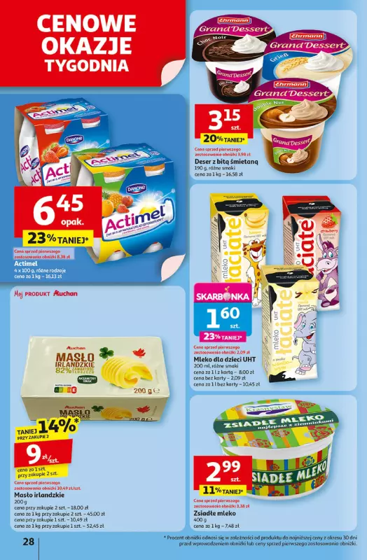 Auchan - gazetka promocyjna Dobra Zabawa to Poważna Sprawa Hipermarket Auchan  do środy 04.06 - strona 30