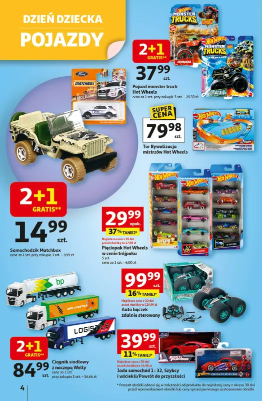 Auchan - gazetka promocyjna Dobra Zabawa to Poważna Sprawa Hipermarket Auchan  do środy 04.06 - strona 4