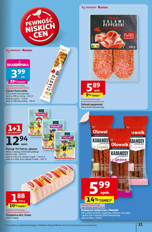 Auchan - gazetka promocyjna Dobra Zabawa to Poważna Sprawa Hipermarket Auchan  do środy 04.06 - strona 33