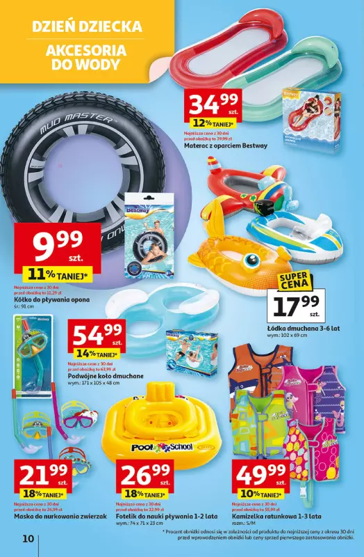 Auchan - gazetka promocyjna Dobra Zabawa to Poważna Sprawa Hipermarket Auchan  do środy 04.06 - strona 10