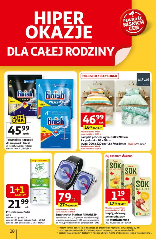 Auchan - gazetka promocyjna Dobra Zabawa to Poważna Sprawa Hipermarket Auchan  do środy 04.06 - strona 18