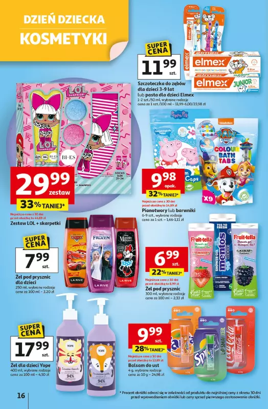 Auchan - gazetka promocyjna Dobra Zabawa to Poważna Sprawa Hipermarket Auchan od czwartku 29.05 do środy 04.06 - strona 16