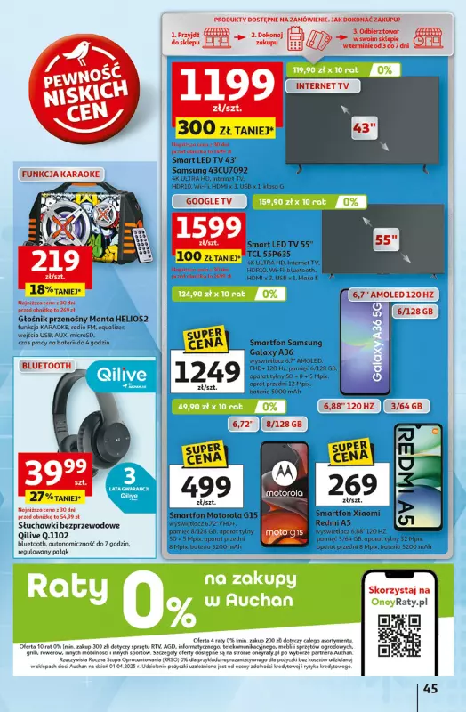 Auchan - gazetka promocyjna Dobra Zabawa to Poważna Sprawa Hipermarket Auchan od czwartku 29.05 do środy 04.06 - strona 47