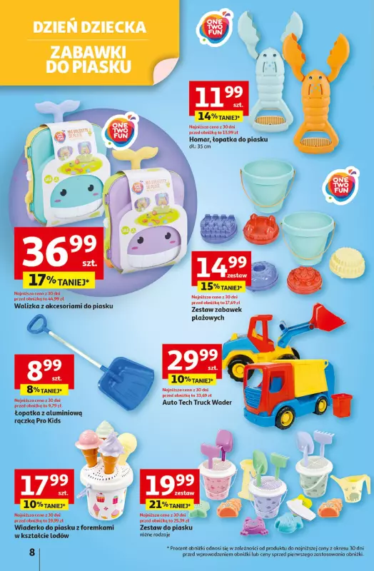 Auchan - gazetka promocyjna Dobra Zabawa to Poważna Sprawa Hipermarket Auchan  do środy 04.06 - strona 8
