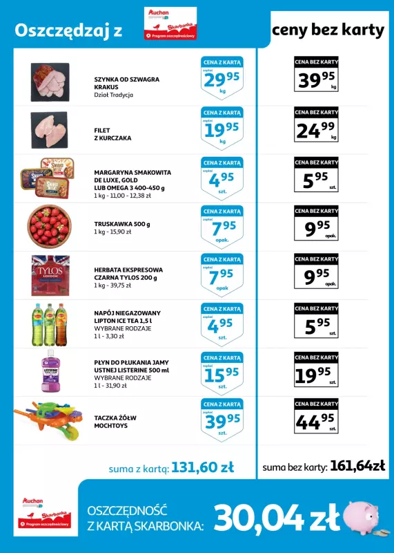 Auchan - gazetka promocyjna Gazetka Racibórz I Orzeźwienie w dobrej cenie! od środy 28.05 do wtorku 03.06 - strona 19