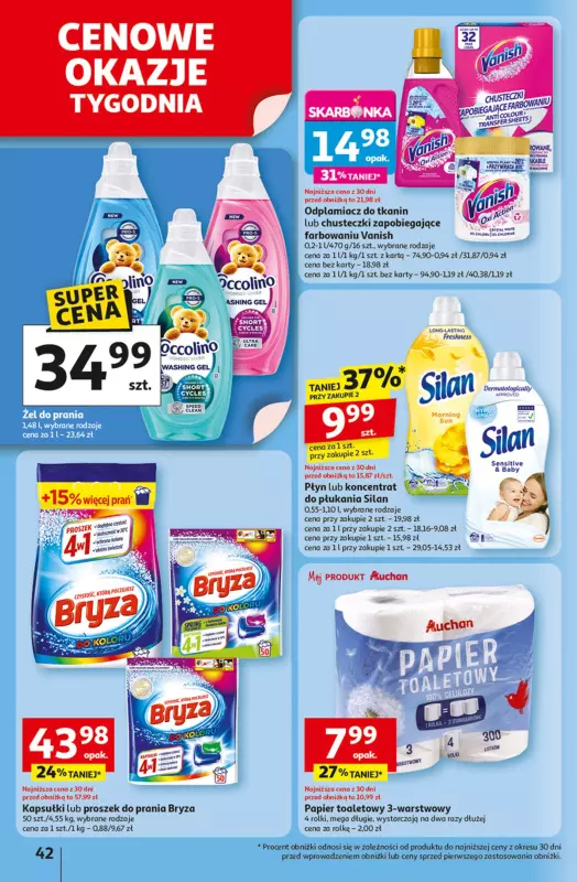 Auchan - gazetka promocyjna Dobra Zabawa to Poważna Sprawa Hipermarket Auchan od czwartku 29.05 do środy 04.06 - strona 44