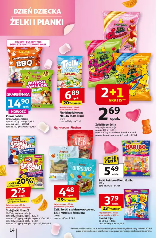 Auchan - gazetka promocyjna Dobra Zabawa to Poważna Sprawa Hipermarket Auchan od czwartku 29.05 do środy 04.06 - strona 14