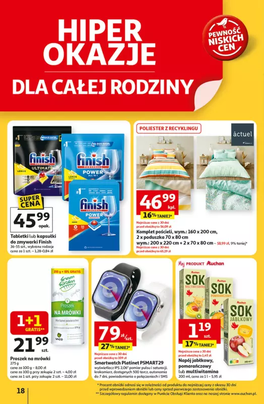 Auchan - gazetka promocyjna Dobra Zabawa to Poważna Sprawa Hipermarket Auchan od czwartku 29.05 do środy 04.06 - strona 18