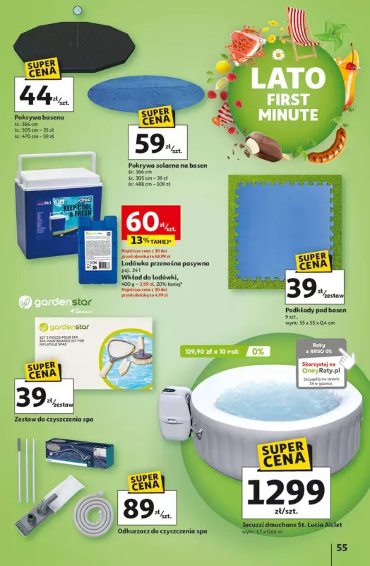 Auchan - gazetka promocyjna Lato First Minute Hipermarket Auchan od czwartku 05.06 do środy 11.06 - strona 59