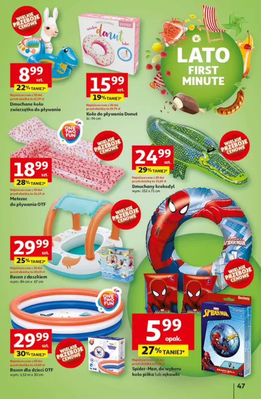 Auchan - gazetka promocyjna Lato First Minute Hipermarket Auchan od czwartku 05.06 do środy 11.06 - strona 51