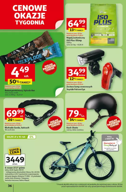 Auchan - gazetka promocyjna Lato First Minute Hipermarket Auchan od czwartku 05.06 do środy 11.06 - strona 40