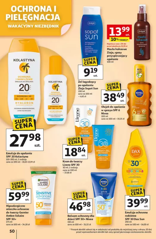 Auchan - gazetka promocyjna Lato First Minute Hipermarket Auchan od czwartku 05.06 do środy 11.06 - strona 54