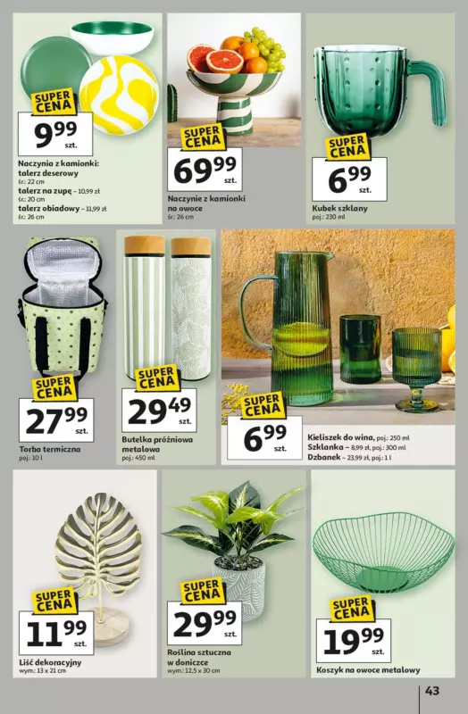 Auchan - gazetka promocyjna Lato First Minute Hipermarket Auchan  do środy 11.06 - strona 47