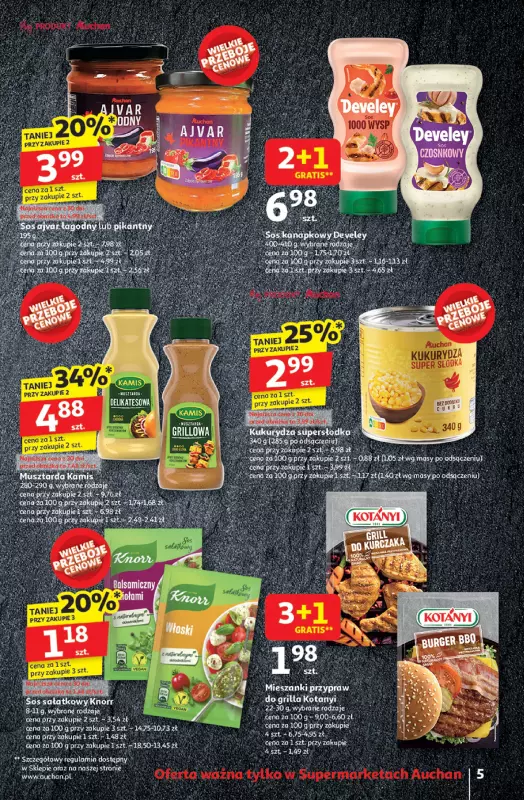 Auchan - gazetka promocyjna Lato First Miinute Supermarket Auchan od czwartku 05.06 do środy 11.06 - strona 7