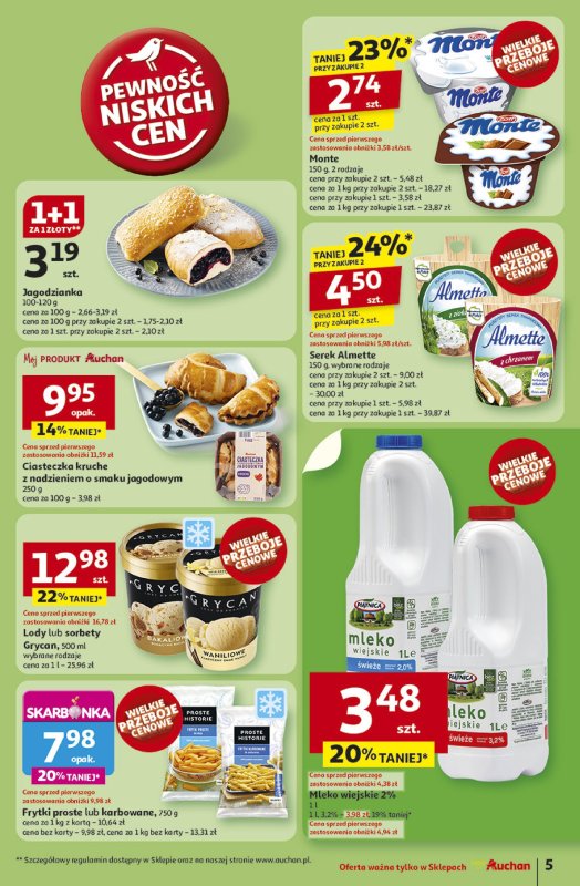 Auchan - gazetka promocyjna Lato First Miinute Moje Auchan od czwartku 05.06 do środy 11.06 - strona 7
