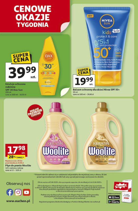 Auchan - gazetka promocyjna Lato First Miinute Moje Auchan od czwartku 05.06 do środy 11.06 - strona 10