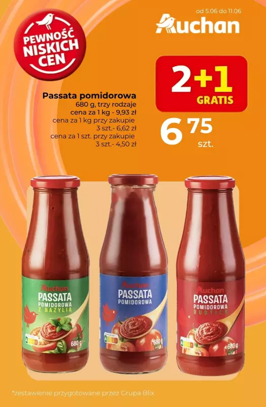 Auchan - gazetka promocyjna Produkty na pyszny obiad w super cenach!   - strona 3
