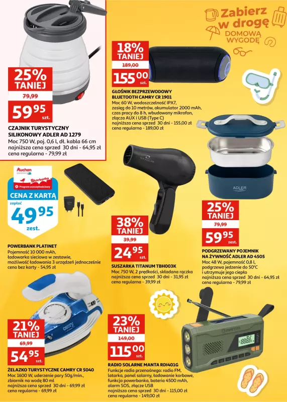 Auchan - gazetka promocyjna Gazetka Racibórz I Wakacje w stylu Auchan od środy 04.06 do wtorku 10.06 - strona 6