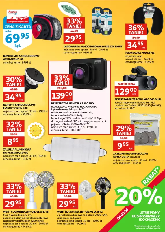 Auchan - gazetka promocyjna Gazetka Racibórz I Wakacje w stylu Auchan od środy 04.06 do wtorku 10.06 - strona 7