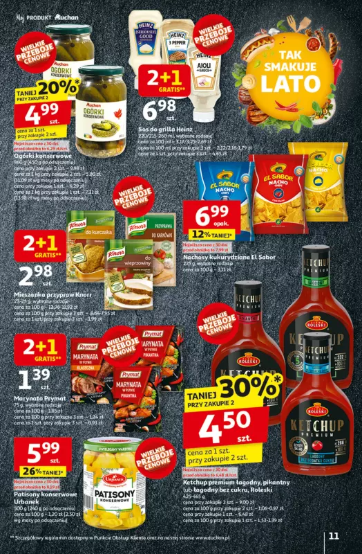 Auchan - gazetka promocyjna Gazetka Tak smakuje lato Hipermarket Auchan od czwartku 12.06 do środy 18.06 - strona 13