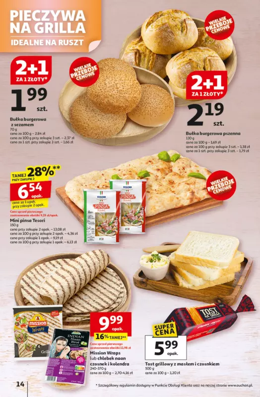 Auchan - gazetka promocyjna Gazetka Tak smakuje lato Hipermarket Auchan  do środy 18.06 - strona 16