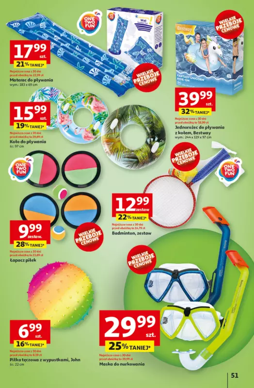 Auchan - gazetka promocyjna Gazetka Tak smakuje lato Hipermarket Auchan  do środy 18.06 - strona 53