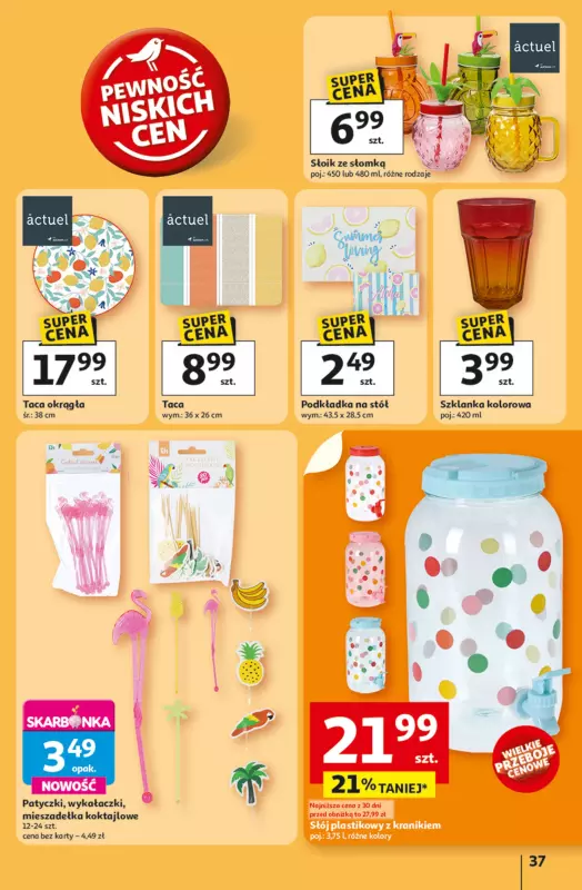 Auchan - gazetka promocyjna Gazetka Tak smakuje lato Hipermarket Auchan  do środy 18.06 - strona 39