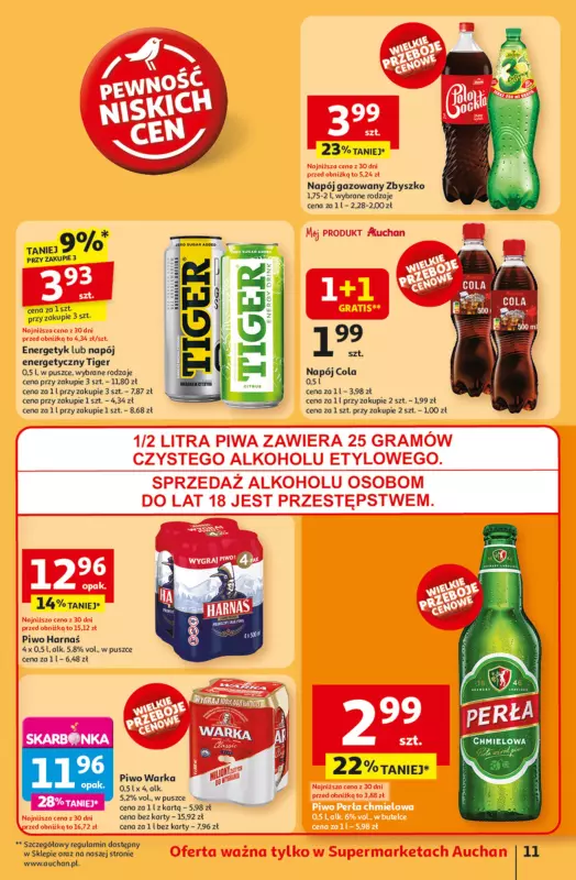 Auchan - gazetka promocyjna Gazetka TAK SMAKUJE LATO Supermarket Auchan  do środy 18.06 - strona 13