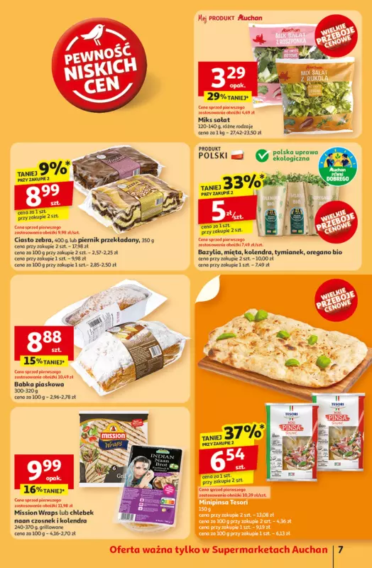 Auchan - gazetka promocyjna Gazetka TAK SMAKUJE LATO Supermarket Auchan  do środy 18.06 - strona 9