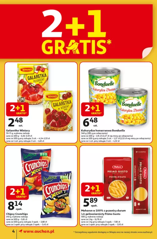Auchan - gazetka promocyjna Gazetka TAK SMAKUJE LATO Supermarket Auchan  do środy 18.06 - strona 4