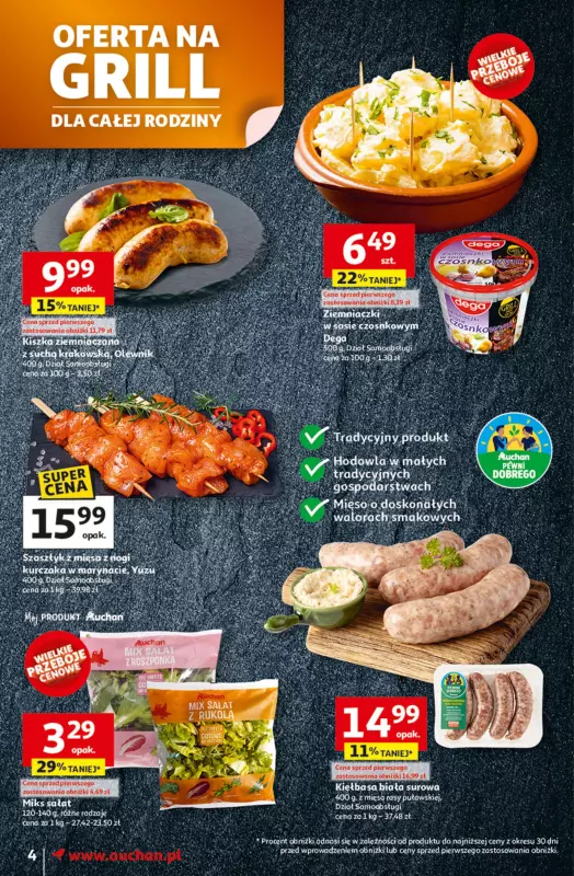 Auchan - gazetka promocyjna Gazetka TAK SMAKUJE LATO Moje Auchan  do środy 18.06 - strona 6