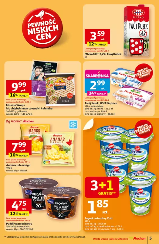 Auchan - gazetka promocyjna Gazetka TAK SMAKUJE LATO Moje Auchan  do środy 18.06 - strona 7