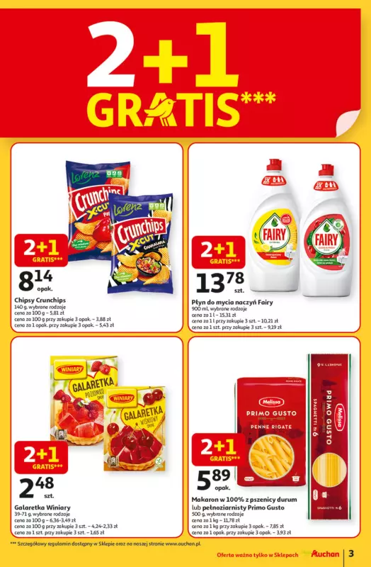 Auchan - gazetka promocyjna Gazetka TAK SMAKUJE LATO Moje Auchan od czwartku 12.06 do środy 18.06 - strona 3